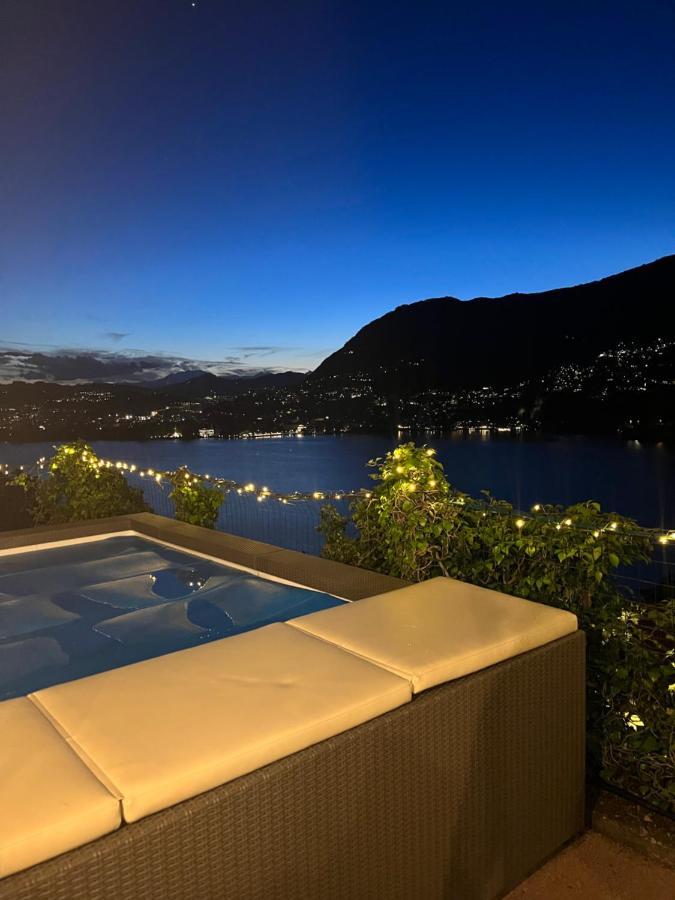 Villa Como, Jacuzzi Spa And Private Pool Blevio Exterior foto